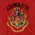 thumbnail image 2 of Harry Potter Hogwarts Crest Unisex Adult T Shirt, Red, 3X-Large, 2 of 6