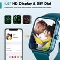 thumbnail image 4 of Reloj inteligente Fitpolo ID205L con pantalla táctil Bluetooth Alexa de 1.8 pulgadas, 4 of 9