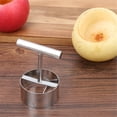 thumbnail image 7 of Apple Corer,Red Bell Pepper Seed Corer,Multifunctional Fruit and Vegetable Core Remover,Kitchen Gadgets for Pepper,Pineapple,Pear,Easy Grip Handle(1.46inch,Small), 7 of 7