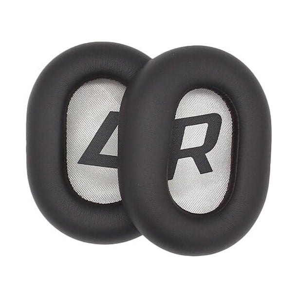 Inteprter Cojín de esponja para auriculares, almohadillas montadas en la cabeza, piezas de orejeras transpirables, almohadillas de repuesto para Relojes inteligentes Marrón