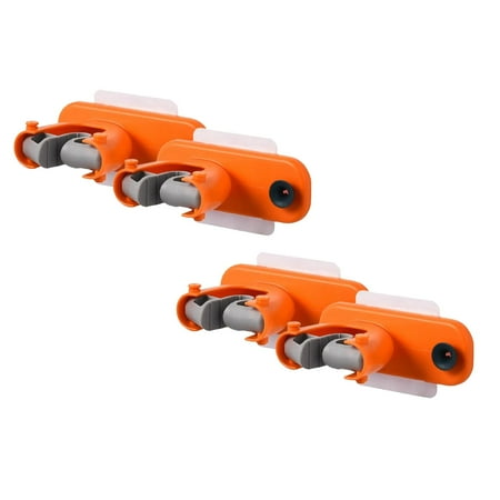 Clearance Household hooks under Wall Mounted Mop Organizer And Mop Holder Wall Mounted Mop Organizer Self Adhesive And Mop Mop Handle Hanger Utility Hooks For And Mops 2PC