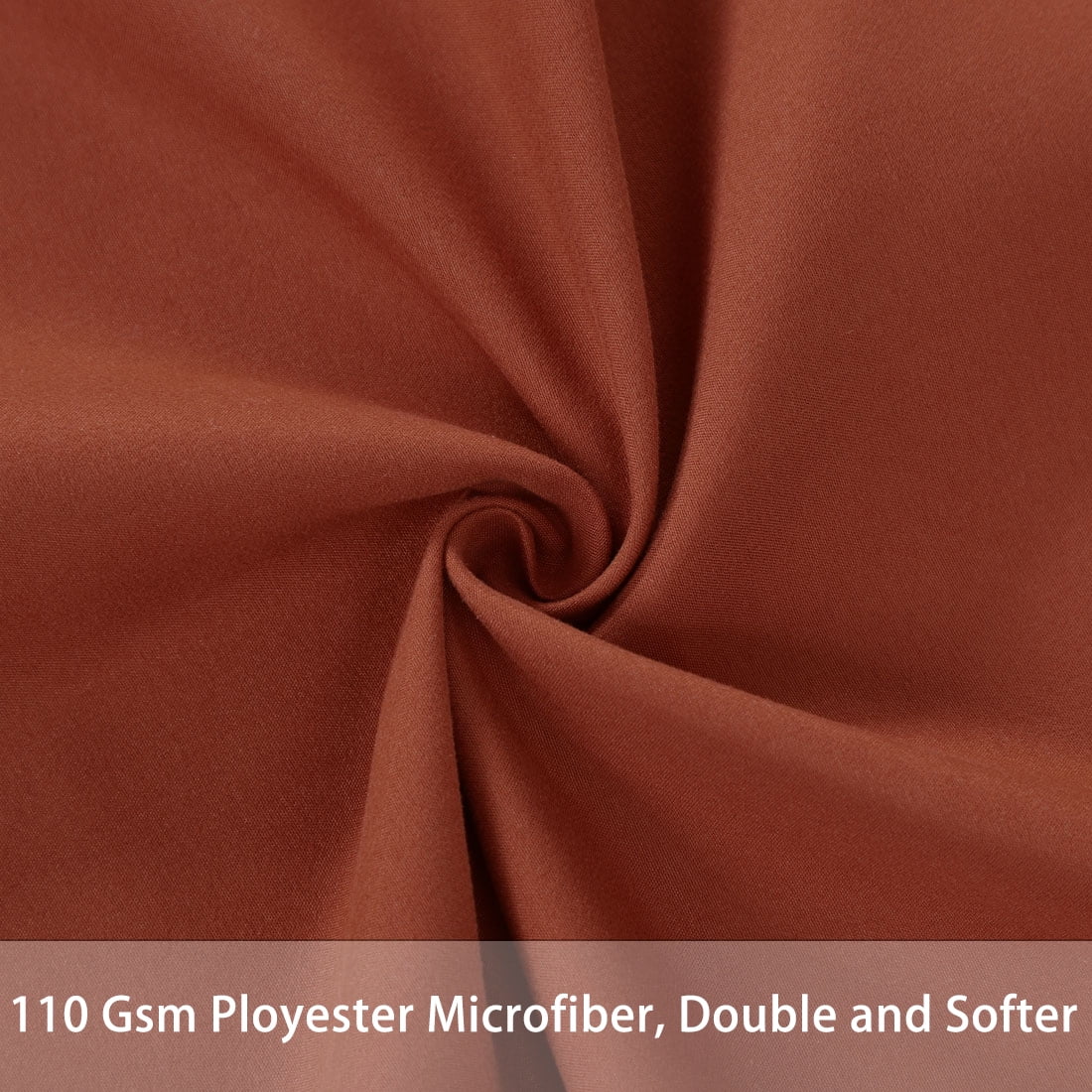 Unique Bargains 2 Packs Brushed Microfiber Body Pillowcase Orange 20" x 54"