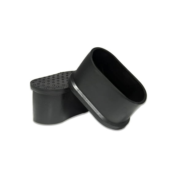Flyshop 8Pcs Oval Chair Leg Caps Soft PVC Chair Leg Floor Protectors Furniture Table Covers, 1-3/16" X 2-3/8", 30mm x 60mm