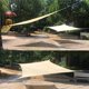 thumbnail image 5 of Toldo rectangular Red de vela Oxford Patio al aire libre Suministros impermeables a prueba de rayos UV con anillo en D, 5 of 5