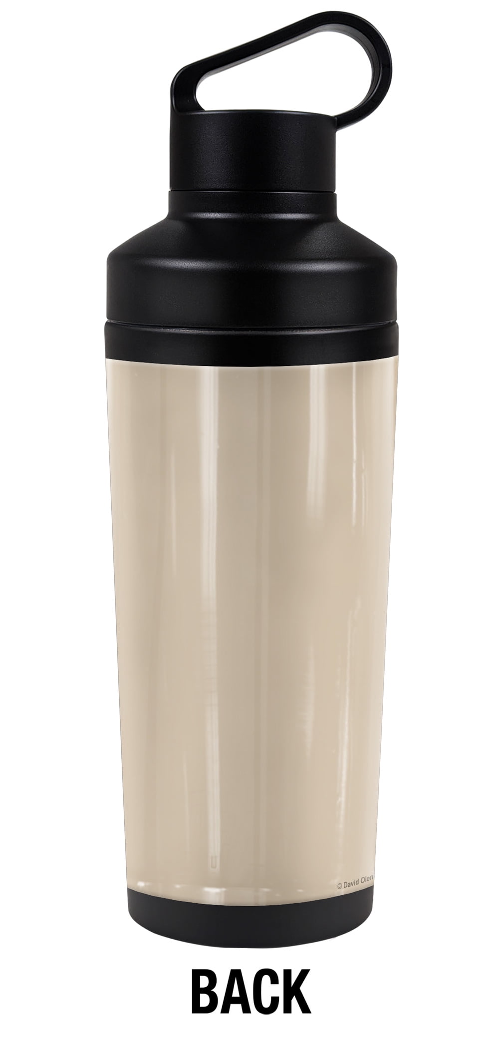 bCreative - David Olenick Official Dorem If A Sodium 18 oz Insulated Water Bottle, Leak Resistant, Vacuum Insulated Stainless Steel with 2-in-1 Loop Cap