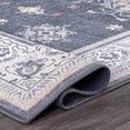 thumbnail image 5 of World Rug Gallery Transitional Bordered Machine Washable 7'7"x9'6" Dark Gray Area Rug, 5 of 8