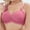 Hot Pink, variant on skpabo Women's Bras Push Up Bra Large Size Thin Section Gathered Sexy Without Steel Ring Ladies Glossy Bra Underwear for Outgoing Holiday Size