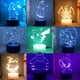 thumbnail image 2 of Figuras de Anime de Pokémon, luz nocturna de Manga, monstruos de bolsillo, Pikachu, Gengar, lámpara de dormitorio acrílica, juguetes de regalo para niños, 2 of 4