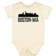 thumbnail image 3 of Inktastic Boston Massachusetts Skyline City Silhouette Boys or Girls Baby Bodysuit, 3 of 5
