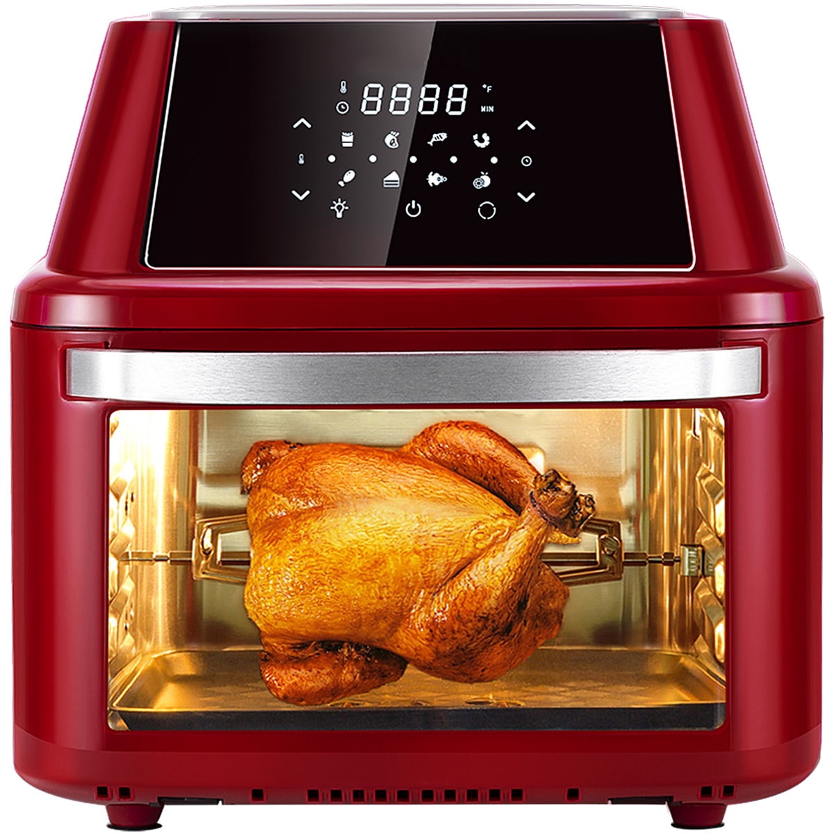 Versatile 45L 1800W Fan Forced Convection Rotisserie Electric Oven OZ Wall Plug 