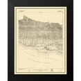 thumbnail image 2 of USGS 12x14 Black Modern Framed Museum Art Print Titled - Goleta California Special - USGS 1903, 2 of 5