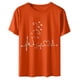thumbnail image 5 of Tops de verano Regalos para hombre y mujer Camiseta de verano con estampado de letras Blusa de manga corta Pompotops  hfajkhk134551, 5 of 7