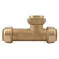 thumbnail image 2 of SharkBite 3/4 in. Push x 3/4 in. Dia. FPT Brass Threaded Center Tee, 2 of 5