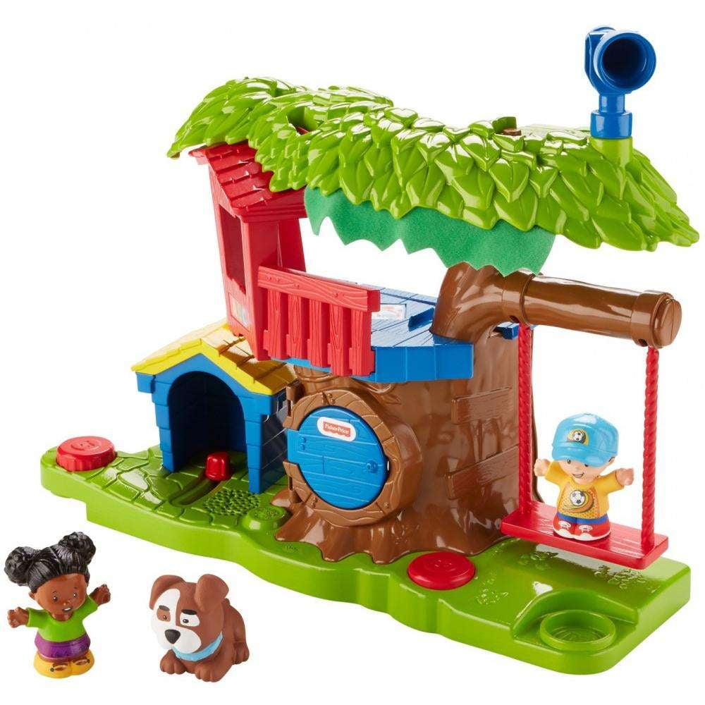 Little People Swing & Share Treehouse Doll Playset - Walmart.com ...