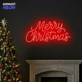 thumbnail image 2 of Handmadetneonsign Merry Christmas Neon Sign, Christmas Led Sign, Christmas Home Decoration, 2 of 4