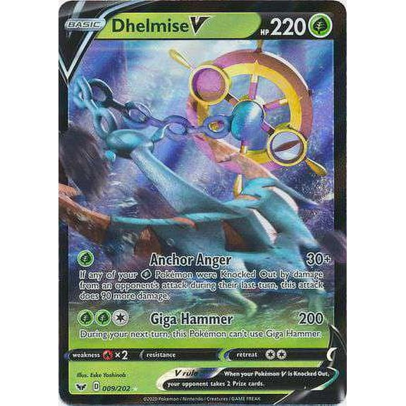 Pokemon Sword and Shield Dhelmise V #9