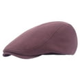 thumbnail image 2 of CHEGUTA Beret Hats for Women 1 Pieces Newsboy Men's Hat Cotton Soft Stretch Fit Men Cap Cabbie Driving Solid Color Hats Coffee, 2 of 5