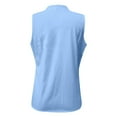 thumbnail image 5 of MIXUE Womens Summer Tops Solid Color Casual V Neck Sleeveless Vest Tank Pullover Tee Shirts Streetwear,Blue,XXL, 5 of 5