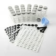thumbnail image 1 of Farberware 24 Piece- Empty 4oz Glass Jar Set with Accessories, 1 of 5