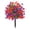 AD, variant on 1 Bundles Artificial Flowers for Outdoors with Ground Spikes,20 Inch Morning Glory Eucalyptus Topiary Ball Trees, UV Resistant Faux Shrubs Fake Plants for Porch Outdoor Garden Decor