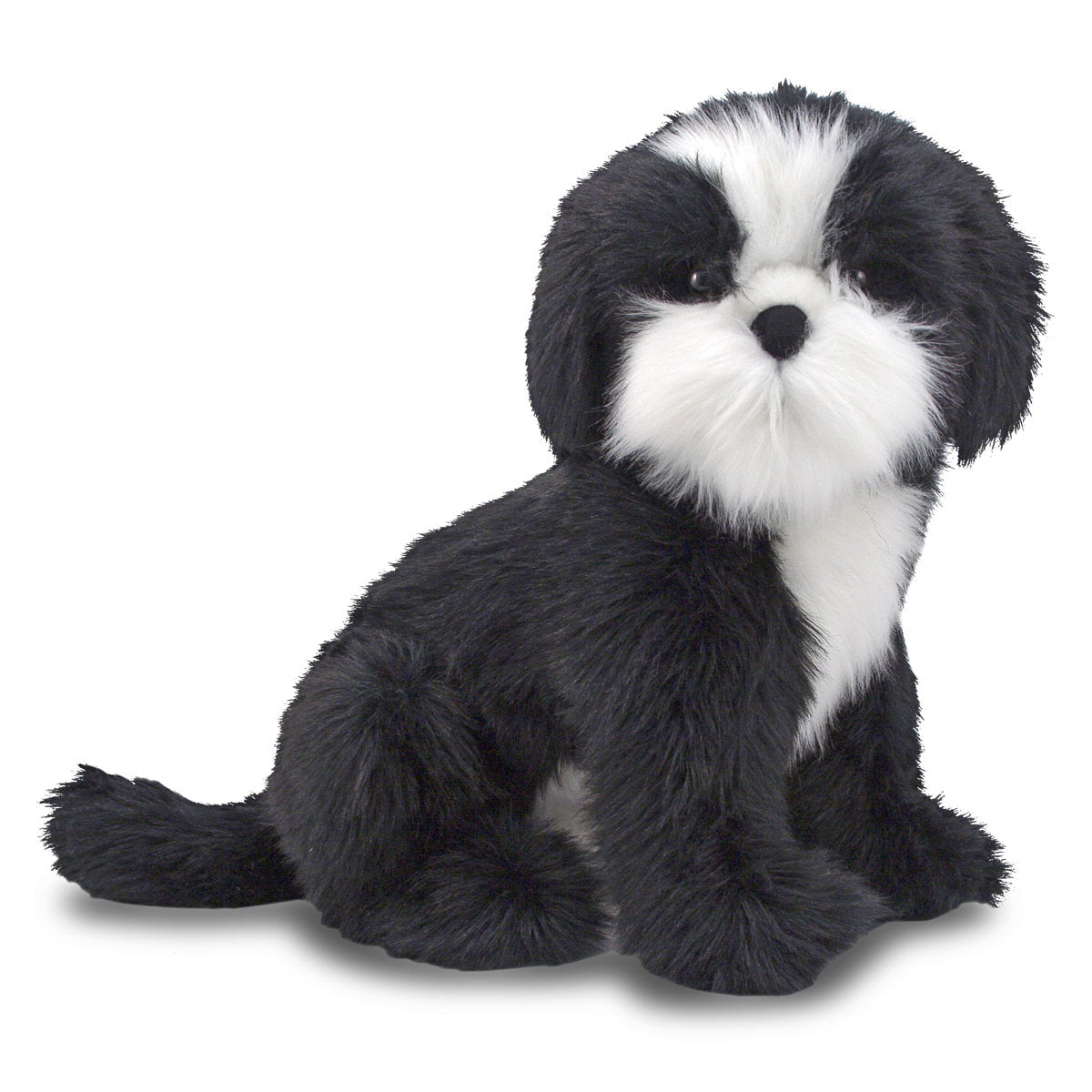 black shih tzu stuffed animal