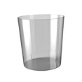 thumbnail image 4 of veasfak Waste Paper Basket Clear Minimalist Trash Can for Dressing Table Office Home Gray S, 4 of 9