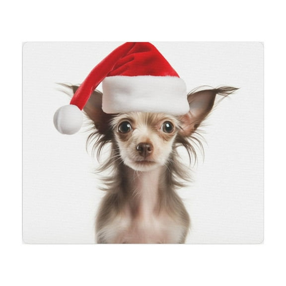 DistinctInk Mouse Pad - 1/4" Foam Rubber - Chinese Crested Puppy