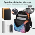 thumbnail image 5 of Aplkyhs School Backpack for Students Age 6-18 Ergonomic Padded Adjustable Shoulder Straps Large Capacity Water Resistant Bookbag for Elementary Middle High School Daily Use Cartoon Surprised Turtle, 5 of 7