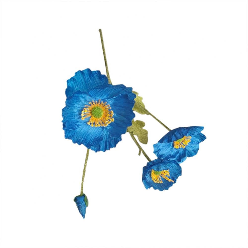 22.8"Artificial Poppy Anemone Stems Real Touch Poppy Anemones Fake