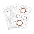 thumbnail image 4 of 10 Pack Golf Clubs Impact Tape Golf Swing Straight Practice Teaching Equipment Learning Accuracy Swing for Indoor Office Beginners Men, 4 of 8