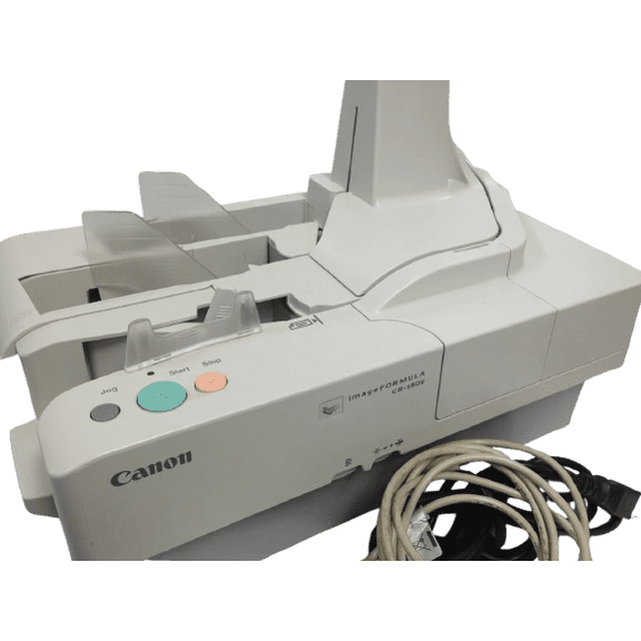 Restored Canon imageFORMULA CR-180II Check Scanner (3533B001) 180 Checks per Minute (CPM), Duplex, 200-Sheet ADF, High-Speed USB & SCSI (Refurbished)