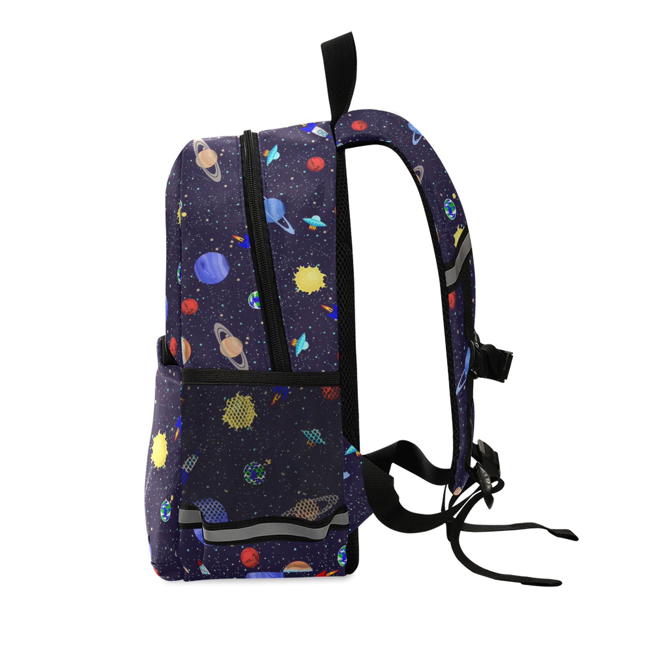 Mochila infantil de galaxia universo espacio para niños pequeños, edad 2-6, preescolar, niños y niñas, jardín de infantes, mochila de día 2