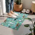 thumbnail image 4 of Husky and Coffee Door Rugs,Washable Non Slip Door Mats Indoor,Decorative Door Mats,Entry Mat Indoor for Entrance,Bedroom,Kitchen,Bathroom,16"x24", 4 of 6