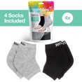 thumbnail image 4 of Calcetines hidratantes para dormir ZenToes para hombre con vitamina E y aceite de oliva, 4 of 7
