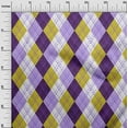 thumbnail image 3 of oneOone Rayon Lime Green Fabric Check Argyle Sewing Craft Projects Fabric Prints By Yard 56 Inch Wide, 3 of 4