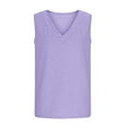 thumbnail image 6 of XXWXYD Girls Sleeveless Tank Tops Scoop Neck Summer Dancewear Sportswear Quick-Dry Stretchy Casual Cami Shirts for Kids Running Workouts, 6 of 8