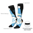 thumbnail image 4 of Fuzoiu Christmas Gnome Snowflake Print Adult Stockings,Crew Socks,Unisex Fashion Socks, Casual Sports Socks,Comfortable Crew Socks for Everyday Wear and Sports, 4 of 6