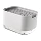 thumbnail image 1 of Cepillo de limpieza de caja de jabón, paño de fregar, espátula automática de plástico, limpiador de caja de jabón, para cocina, fácil de usar, resistente, para cocina moderna, espátula de, 1 of 8