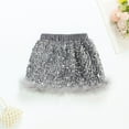 thumbnail image 2 of XXWXYD Sparkly Sequin Tu𝗍u Skirt Elastic Waist Shiny Tulle Ballet Dance Dress Toddler Baby Puffy Mesh Par𝗍y Outfit Girls A Line Princess Costum𝖾 Flared, 2 of 9