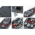 thumbnail image 2 of Warship Radio Remote Control Fish Torpedo Boat with Simulation Light Submarine Toy, 2 of 2