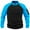 Blue, variant on Admvng Mens Hoodies Casual Patchwork Pullover Long Sleeve Stand Collar Zipper Blouse, Size S-4XL