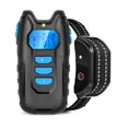 thumbnail image 1 of Collar de entrenamiento para perros recargable, collar eléctrico para perros con control remoto de 600 metros con vibración, descarga eléctrica, modo de sonido, azul ER, 1 of 5