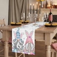 thumbnail image 2 of Table Runners 90 Inches Long Dress Scarves, Gnomes Easter Farmhouse Coffee/Dining/Kitchen Table Runner for Living Room, Colorful Spring Floral Weeping Eggs 13x90 Inch, 2 of 9