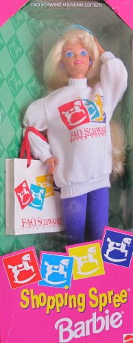 barbie doll shopping