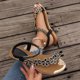 thumbnail image 2 of WILLBEST Sandalias Planas Florales Para Mujer, Estilo Bohemio, Informales, Ortopédicas, Con Plantilla, Para Verano, 2 of 9