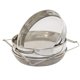 thumbnail image 1 of Colador de Comida doble de Acero inoxidable con brazos extensibles Sunnimix, 1 of 8