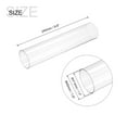 thumbnail image 2 of Plastic Pipe Rigid Tube Clear 1.5"(37.6mm) ID 1.6"(40mm) OD 9.6" (245mm) for Lighting, Water Plumbing, 2 of 7