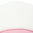 thumbnail image 2 of DALIX Youth Mesh Trucker Cap - Adjustable Hat in Light Pink/White Front Foam, 2 of 6