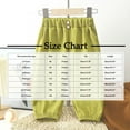 thumbnail image 3 of ZACPNCV Boys Girls Cotton Linen Pants Child Basic Plain Solid Trousers Big Kids Elastic Waist Long Pants 10-11 Years, 3 of 6