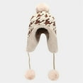 thumbnail image 4 of Chapeaux Bombers Automne Hiver Noir Rouge Kaki Marron Polyester Coton Chapeaux Bombers, 4 of 4